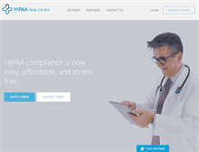 Tablet Screenshot of hipaahelpcenter.com